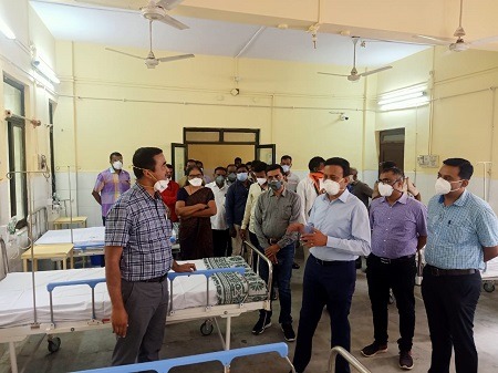 सुप्रीम के CSR फंड से उपजिला अस्पताल मे बिछाई गई ऑक्सीजन पाइपलाइन