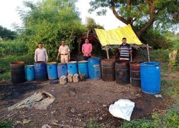जामनेर पुलिस द्वारा शराब की भट्टियो की तोड़ू कार्रवाई का जोर बरकरार