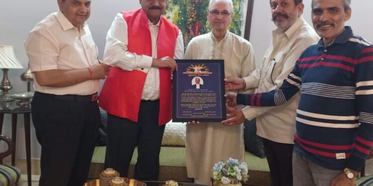 सिक्किम के पूर्व मुख्य न्यायाधीश  परमोद कोहली को खुखरायण गौरव सम्मान,