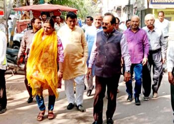 केशोपुर मंडल भाजपा कार्यकर्ताओं ने चलाया मंदिरों में स्वच्छता अभियान